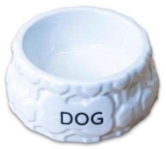 Миска керамическая DOG, белая